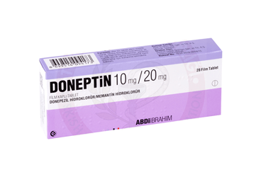 DONEPTIN 10 MG/20 MG 28 FILM KAPLI TABLET